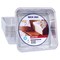 RICK USA: 8x8" Cake Pan - 25 Pack - Disposable Aluminum Foil, Multi-Purpose Baking & Cooking, Durable, Grill-Oven-Freezer-Dishwasher Safe, Recyclable
